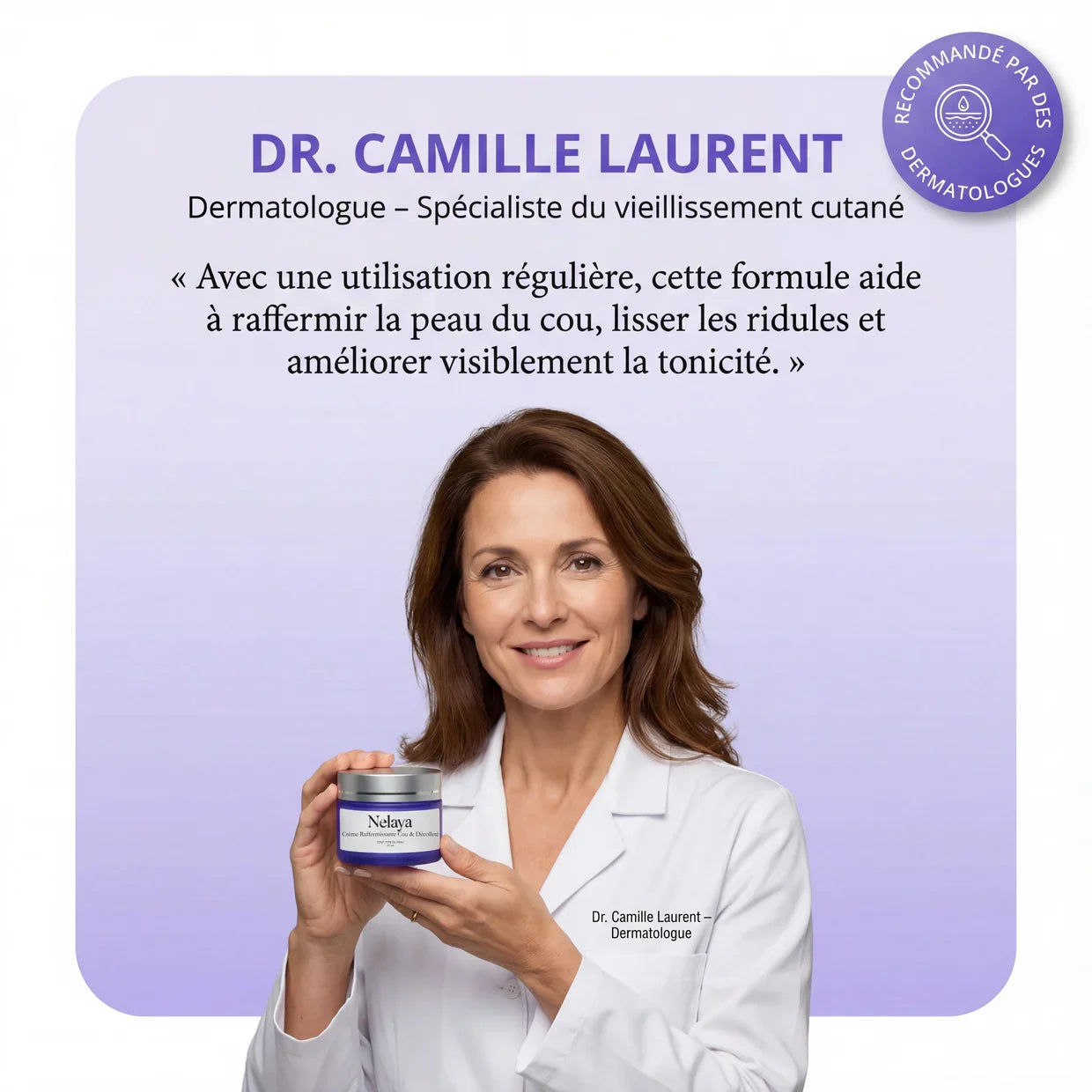 Bouclier Dermo-Reconstructeur Cou & Décolleté Nelaya